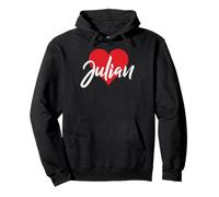 Camiseta I Love Julian con Nombre I Heart Named Sudadera con Capucha