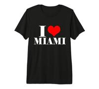 Camiseta I Love Miami, I Heart Miami tee Florida Camiseta Premium
