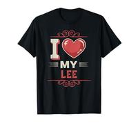 Camiseta I Love My LEE Nombre LEE Camiseta