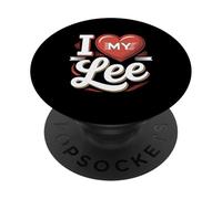 Camiseta I Love My Lee Nombre Lee PopSockets PopGrip Adhesivo