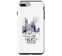 Camiseta I Love New York City Manhattan I Red Heart Love NYC Carcasa para iPhone 7 Plus/8 Plus