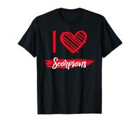 Camiseta I Love SCORPIONS I Heart SCORPIONS Camiseta