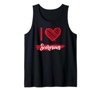 Camiseta I Love SCORPIONS I Heart SCORPIONS Camiseta sin Mangas