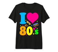 Camiseta I Love The 80's 80's 90's Costume Party tee Camiseta Premium