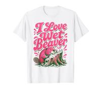 Camiseta I Love Wet Beaver Camiseta gráfica económica