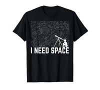 Camiseta I Need Space | Camisa de telescopio y divertida camiseta espacial Camiseta