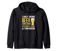 Camiseta I Only Drink Beer 3 Days A Week Mujer Hombre Día Bebedor Sudadera con Capucha