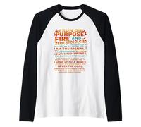 ¡Camiseta I Run on Fire The Unstoppable Energy para Bold Souls! Camiseta Manga Raglan
