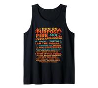 ¡Camiseta I Run on Fire The Unstoppable Energy para Bold Souls! Camiseta sin Mangas