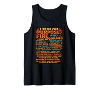 ¡Camiseta I Run on Fire The Unstoppable Energy para Bold Souls! Camiseta sin Mangas