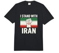 Camiseta I Stand with Irán Free Irán Comfort Colors Adult Heavyweight T-Shirt