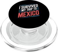 Camiseta I Survived My Trip To Mexico Ciudad Simple México PopSockets PopGrip para MagSafe