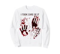 Camiseta I Took Care of It Blood Splatter Horror Zombie Sudadera