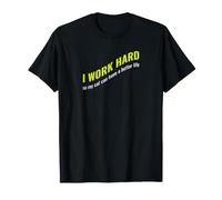 Camiseta I Work Hard So My Cat Can Mom Camiseta