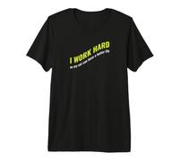 Camiseta I Work Hard So My Cat Can Mom Camiseta Premium