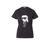 Camiseta 'Ikonik 2.0' Mujer Karl Lagerfeld XS negro / blanco