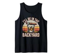 Camiseta I'Ll Be in The Backyard Cigar - Bourbon Whiskey Dad Camiseta sin Mangas