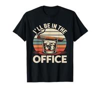 Camiseta I'Ll Be in The Office Cigar - Bourbon Whiskey Dad Camiseta