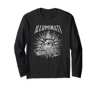 Camiseta Illuminati Nuevo Orden Mundial, Ojo de la Providencia Manga Larga