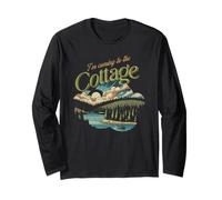 Camiseta I'm Coming to The Cottage - Scenic Canoe Lake Graphic Manga Larga