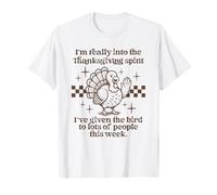Camiseta I'm Really Into The Thanksgiving Spirit, Funny Turkey Camiseta