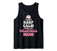 Camiseta I'm Volleyball Mom con Texto en inglés «I Can't Keep Calm» para Mujer Camiseta sin Mangas