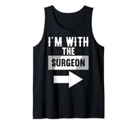 Camiseta I'm with The Surgeon para CIRUJANOS Camiseta sin Mangas