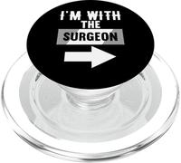 Camiseta I'm with The Surgeon para CIRUJANOS PopSockets PopGrip para MagSafe