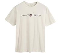 GANT Camiseta Estampada SS Graphic, Fuente de Huevo, L Hombres