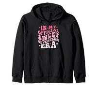 Camiseta In My Official Sweet Seventeen Era Birthday Retro Groovy Sudadera con Capucha