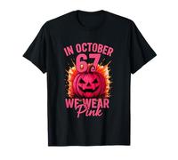 Camiseta In October We Wear Pink 6 7 Meme Halloween Camiseta