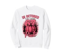 Camiseta In October We Wear Pink 6 7 Meme Halloween Sudadera
