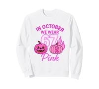 Camiseta In October We Wear Pink 6 7 Meme Halloween Sudadera
