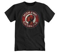 Camiseta india Gasoline Route 66 Chopper USA America US Car Oldschool Camiseta Polo, Negro , M