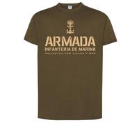 Camiseta Infantería de Marina España, Ropa Militar Española, Táctica, Hombre, Manga Corta, Orgullo Naval, Estilo Casual