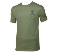 Camiseta Infantería Marina | Ropa Manga Corta para Hombre opositor infantería de Marina Color Verde (FR/ES, Letras, M, Regular, Regular)