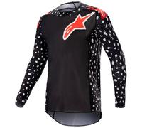 camiseta infantil alpinestars youth racer north negro / rojo S