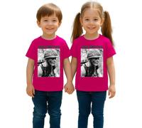 Camiseta infantil con texto en alemán "The Smiths Meat is Murder" | Soldado con mensaje político en casco