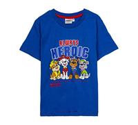 Camiseta Infantil de La Patrulla Canina - Color Negro - Talla 4 Años - Camiseta de Manga Corta Elaborada con Algodón 100% de 145 gsm - Producto Original Diseñado en España