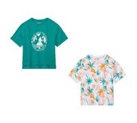 Camiseta infantil pack 2 - Verde . Talla Estampado#134/140 (8-10 años)