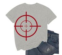 Camiseta Informal de Manga Corta para Hombre con Cuello y Estampado High Street Uso Diario cómoda Elegante Moderna Ligera Transpirable versátil Lavable a máquina en Toda estación (Light Gray, XXXL)