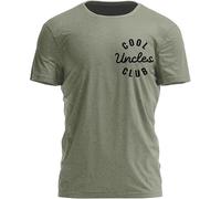 Camiseta informal de manga corta para hombre con estampado de letras que es cómoda para el día a día, excursiones adecuadas para todas las estaciones. Camiseta con estampado, Verde militar., XL