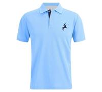 Camiseta Informal para Hombre con Estampado Animal Minimalista, Transpirable, cómoda, de Manga Corta, para Uso Diario, Deportes y Salidas. (Sky Blue, XXXXL)#G