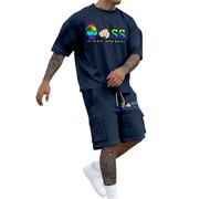 Camiseta informal para hombre, estilo urbano, para mujer, con texto en inglés "In My Summer Break Teacher", camiseta de graduación, playa, vacaciones, azul marino, XXL