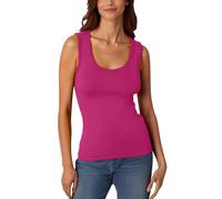 Camiseta informal para mujer con cuello redondo profundo, acanalado, sin mangas, elástico, que realza la figura, chaleco básico para el día a día, ideal para el tiempo libre, portátil en primavera