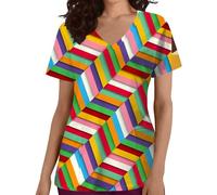 Camiseta informal para mujer de manga corta con bolsillo con cuello en V para lactancia Top deportivo Mujer suelta, gris, XXL