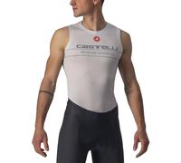 Camiseta Interior Castelli Active Cooling Sin Mangas Gris Plata, Talla XXL