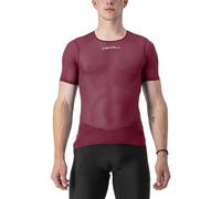 Camiseta Interior Castelli Pro Mesh 2.0 Manga Corta Burdeos, Talla XXL