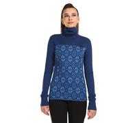 Camiseta interior de esquí Kilpi Jannu, azul oscuro/gris, mujer 36(S)