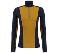 Camiseta interior de esquí Ulvang Peak Map Half Zip, hombre, azul oscuro/azul marino L(52) Navy Blue/Cathay Spice